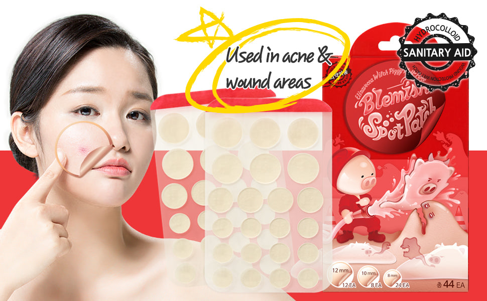 Witch Piggy Hell Pore Blemish Parches para Acné