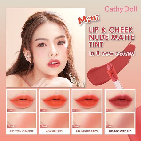 Mini Lip & Cheek Nude Matte Tinta para Labios y Mejillas