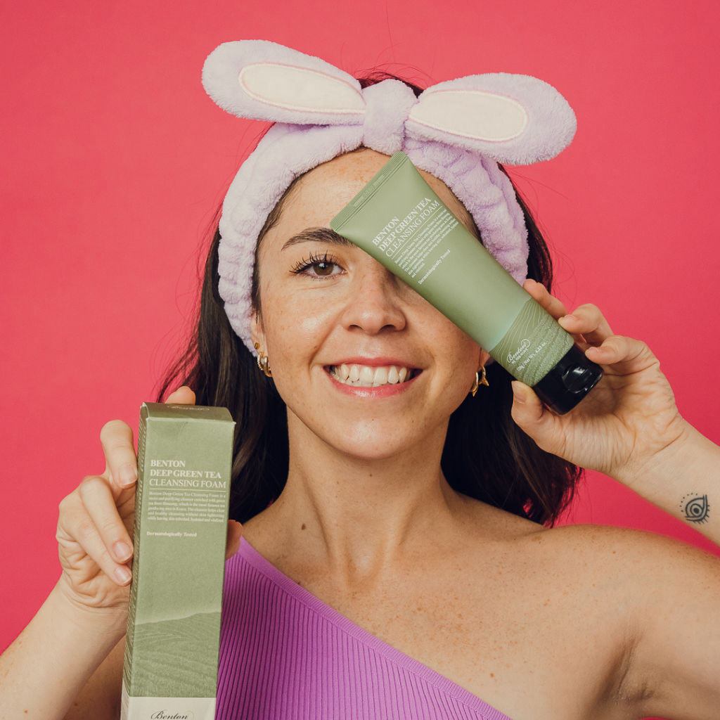 Deep Green Tea Cleansing foam Espuma Limpiadora Facial