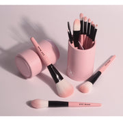 Cotton Candy Make Up Brush Set de Brohas (12 piezas)