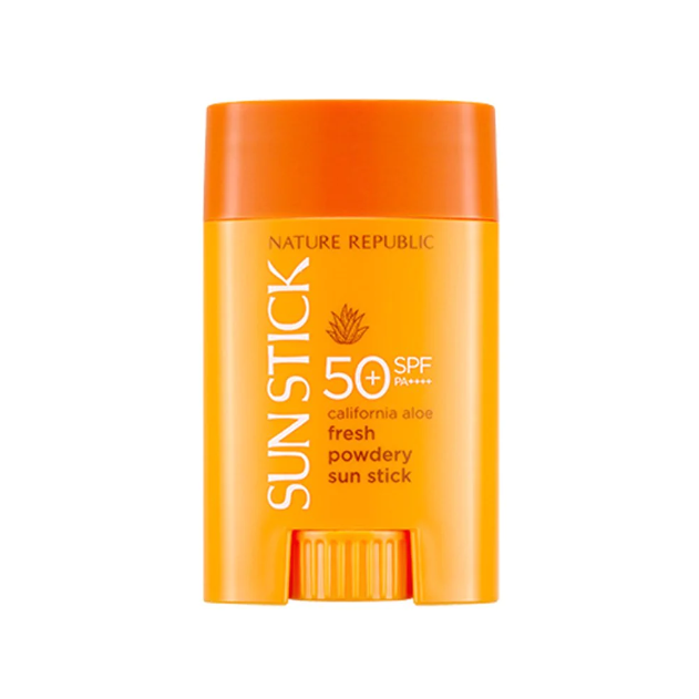 NATURE REPUBLIC - California Aloe Fresh Powdery Sun Stick (Bloqueador solar en barra)