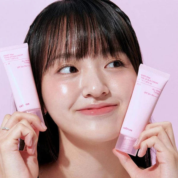 Heart Pink Tone Up Sun Cream