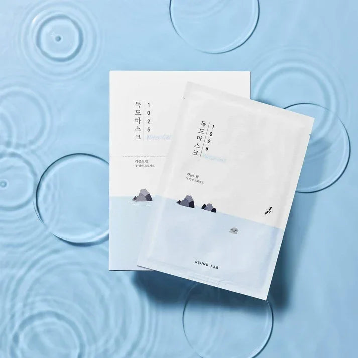 1025 Dokdo Water Gel Mask Sheet (10pz) (Mascarillas faciales de hidrogel)