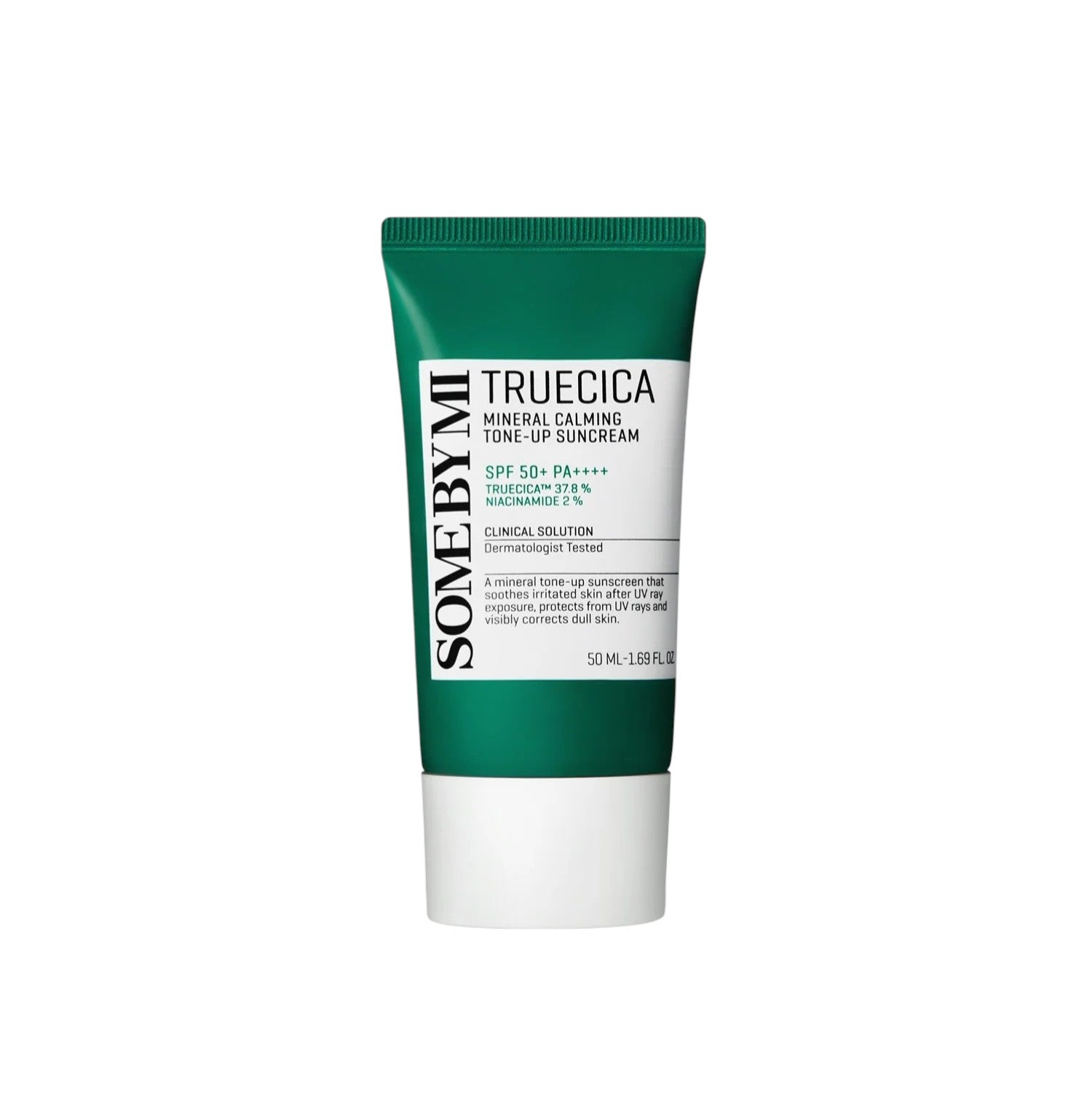 Truecica Mineral Calming Tone-Up Suncream Protector Solar Calmante