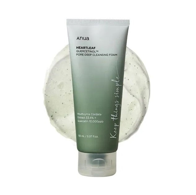 Heartleaf Quercetinol Pore Deep Espuma Limpiadora Facial