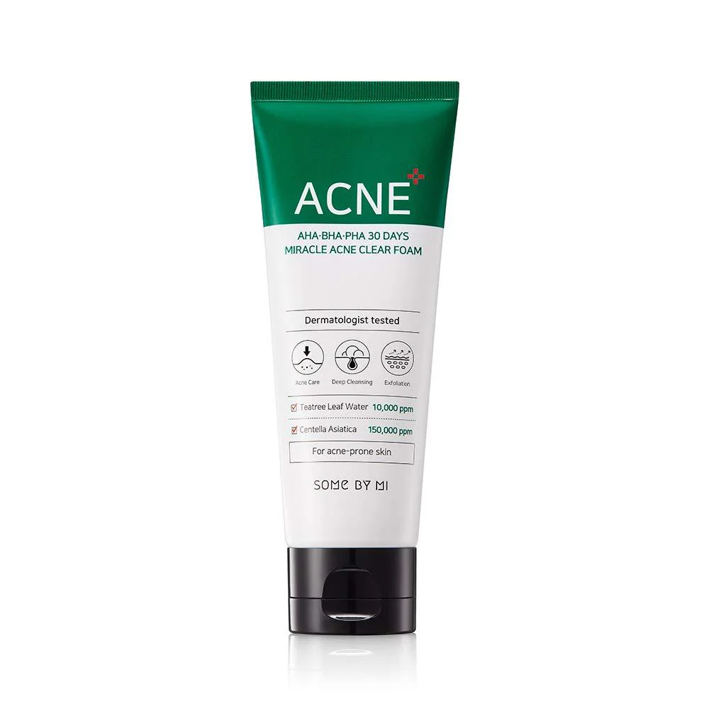 AHA,BHA,PHA 30 Days Miracle Acne Clear Foam