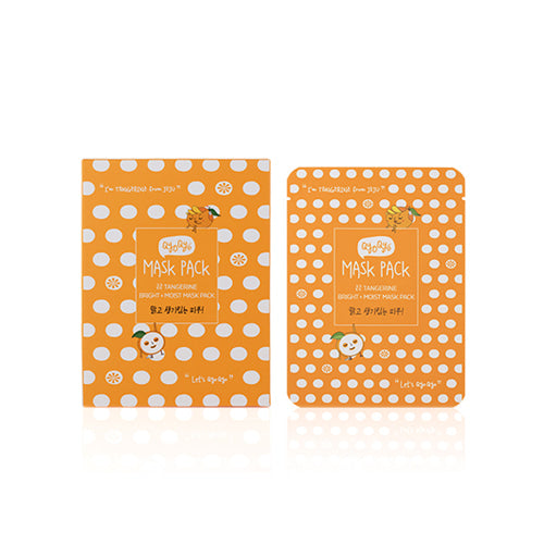 QyoQyo  - Tangerine Bright + Moist Mask Sheet