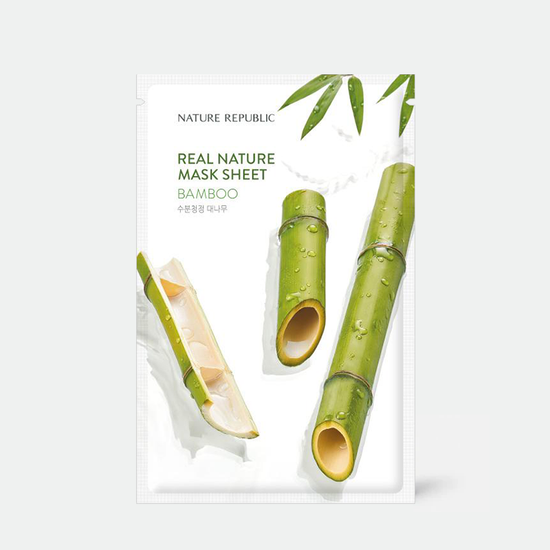 NATURE REPUBLIC - Real Nature Mask Sheet (mascarilla) : de bamboo