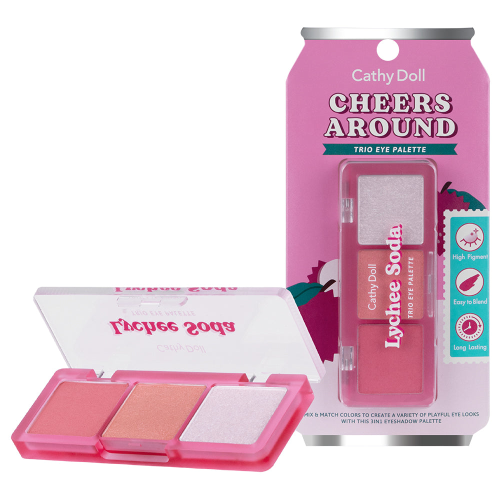 Cheers Around Trio Palette Sombras de Ojos 3Colors (6 tonos)