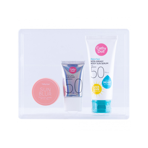 Trio Sun Limited Sunscreen Set Cooling (Aqua Sun Non Greasy)