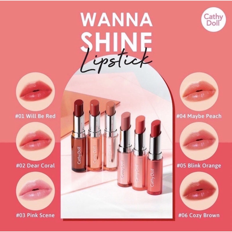 Wanna Shine Lipstick Labial